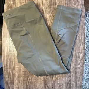 Lululemon Pace Rival Crop Leggings Sage Green NWOT 6